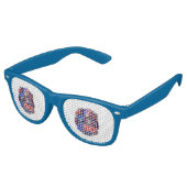 Lunettes De Fête Retro Amérique 250 Deuce (Angulaire)
