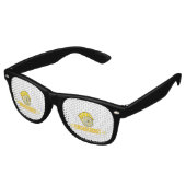 Lunettes De Fête Retro Amusant citron (Angulaire)