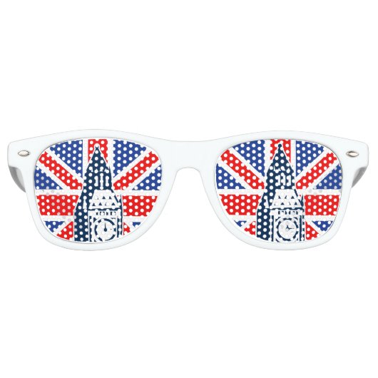 Lunettes De Fête Retro Appel de Londres (Devant)