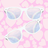 Lunettes De Fête Retro Arc en ciel d'espoir - pastel, mariage