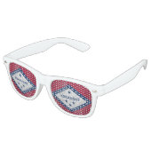 Lunettes De Fête Retro Arkansas (Angulaire)