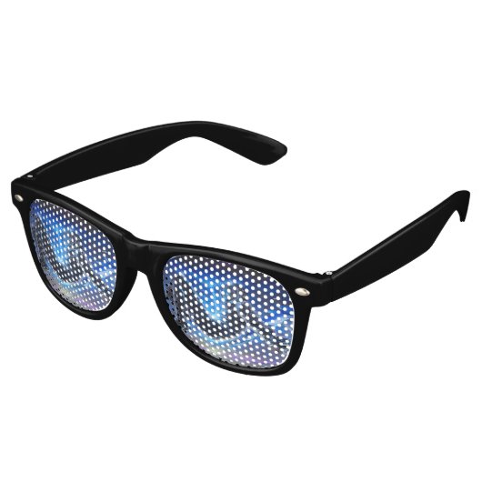 Lunettes De Fête Retro Astronaute du graffiti (Angulaire)