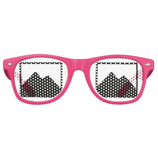 Lunettes De Fête Retro Bachelorette Parti Rétro Shades Modèle (Devant)
