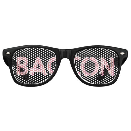 Lunettes De Fête Retro Bacon (Devant)