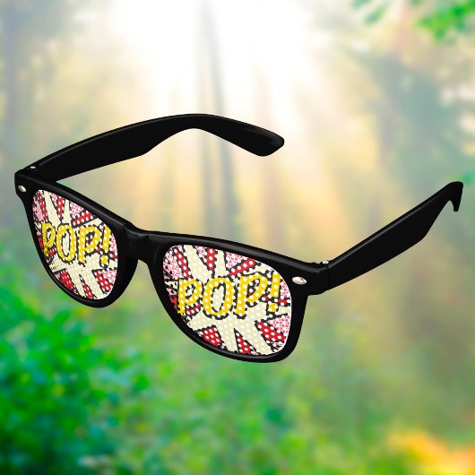 Lunettes De Fête Retro Bande dessinée rétro POP amusante
