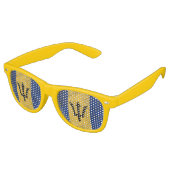 Lunettes De Fête Retro Barbade (Angulaire)