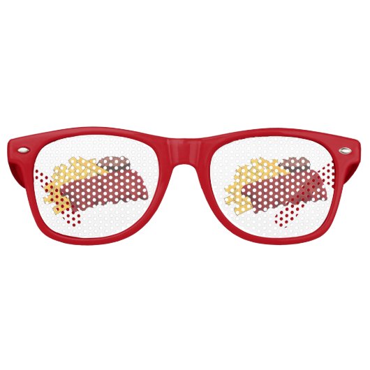 Lunettes De Fête Retro Barbecue Barbecue Barbecue Rib Cookoff (Devant)