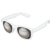 Lunettes De Fête Retro Baseball (balle) (Angulaire)
