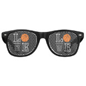 Lunettes De Fête Retro Basket-ball Anniversaire Cadeau, Basketball Joueus (Devant)