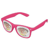 Lunettes De Fête Retro Beaux yeux ouverts (Angulaire)