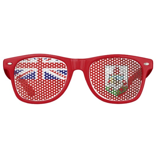 Lunettes De Fête Retro Bermudes (Devant)