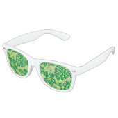 Lunettes De Fête Retro BIKINI ROSE (VERT x 2) (Angulaire)