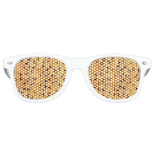 Lunettes De Fête Retro biscuits à puce au chocolat (Devant)