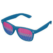 Lunettes De Fête Retro Bisexual pride (Angulaire)