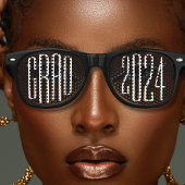 Lunettes De Fête Retro Black Grad College High School