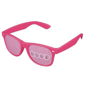 Lunettes De Fête Retro Bois (Angulaire)