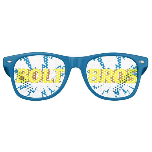 Lunettes De Fête Retro Bolt Bros Shades 01 (Devant)