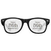 Lunettes De Fête Retro Bonne fête du 50e anniversaire (Devant)