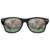 Lunettes De Fête Retro Brachyurus de Chrysocyon (Devant)