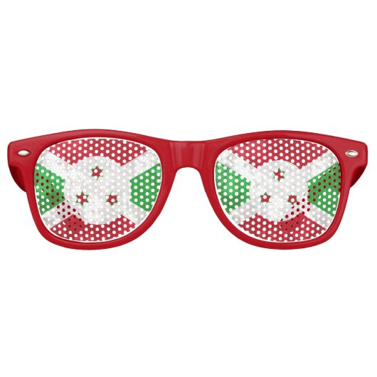 Lunettes De Fête Retro Burundi (Devant)