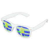 Lunettes De Fête Retro Cactus coloré (Angulaire)