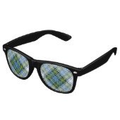 Lunettes De Fête Retro Campbell Dress Tartan (Angulaire)