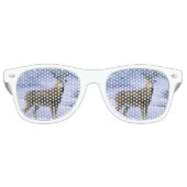 Lunettes De Fête Retro carré de la rivière des neiges (Devant)