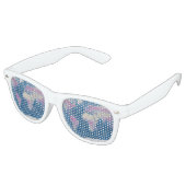 Lunettes De Fête Retro Carte du monde (Angulaire)