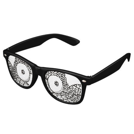 Lunettes De Fête Retro Carton de Owl Eyes (Angulaire)
