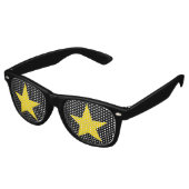 Lunettes De Fête Retro Chambres Superstar Party (Gold/Black) (Angulaire)