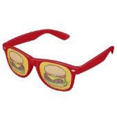 Lunettes De Fête Retro Cheeseburger (Angulaire)
