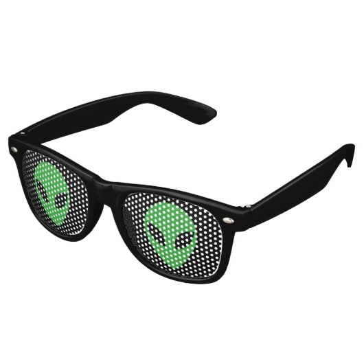 Lunettes De Fête Retro Chef Alien (Angulaire)