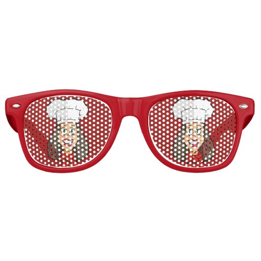 Lunettes De Fête Retro Chef femme (Devant)