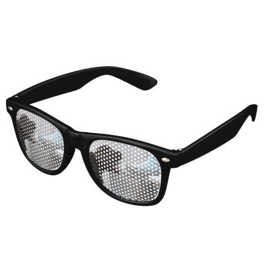 Lunettes De Fête Retro Chiot de Labrador Brown (Angulaire)