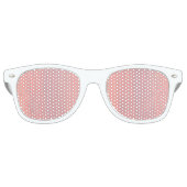 Lunettes De Fête Retro Ciel rose et violet personnalisable (Devant)