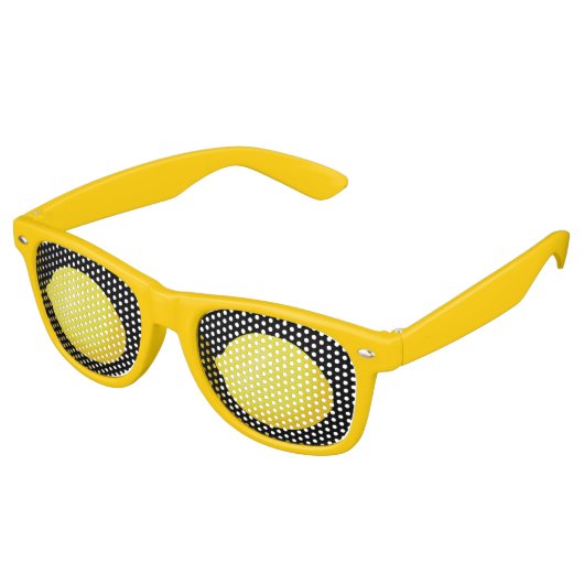 Lunettes De Fête Retro Citron (Angulaire)