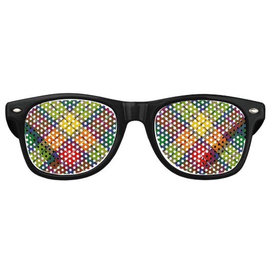 Lunettes De Fête Retro Clan Buchanan Tartan (Devant)