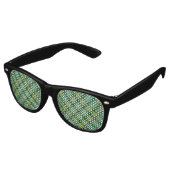 Lunettes De Fête Retro Clan Currie Tartan (Angulaire)