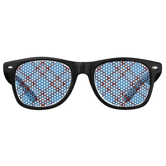 Lunettes De Fête Retro Clan Elliot Tartan antique (Devant)