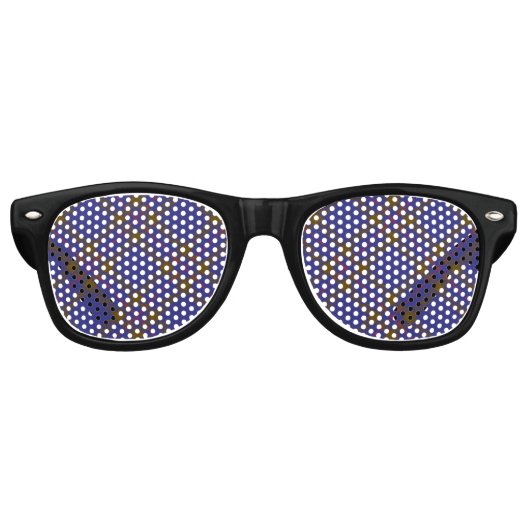 Lunettes De Fête Retro Clan Elliot Tartan moderne (Devant)
