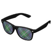 Lunettes De Fête Retro Clan Forbes Tartan (Angulaire)