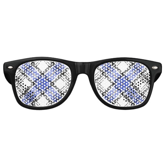 Lunettes De Fête Retro Clan Hannay Tartan (Devant)