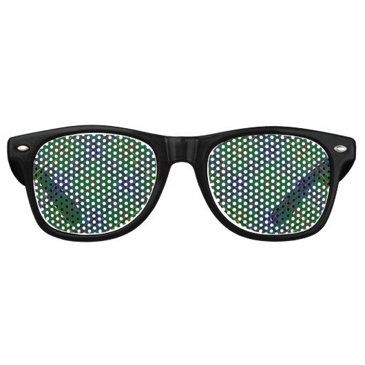 Lunettes De Fête Retro Clan Kennedy Tartan (Devant)