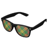 Lunettes De Fête Retro Clan MacMillan Tartan (Angulaire)
