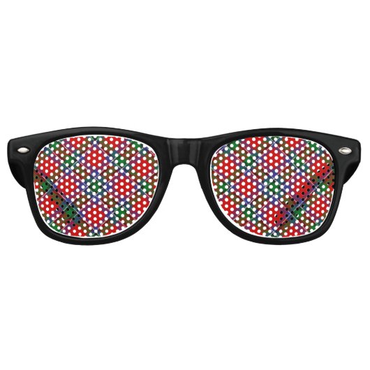 Lunettes De Fête Retro Clan Sinclair Tartan (Devant)