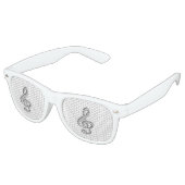 Lunettes De Fête Retro Clé de table en 3D (Angulaire)