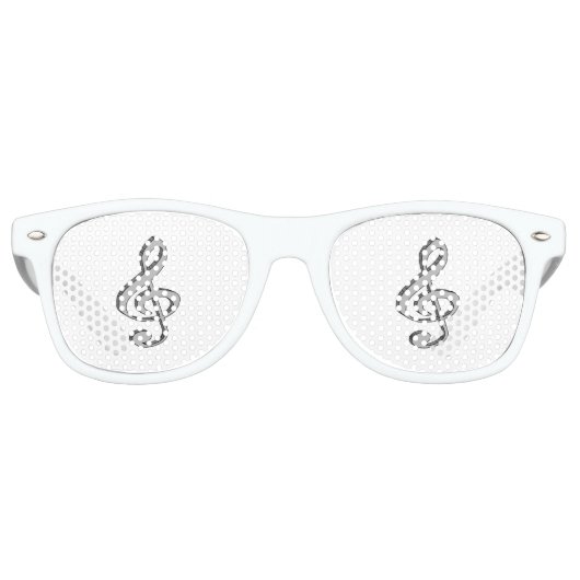 Lunettes De Fête Retro Clé de table en 3D (Devant)