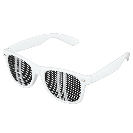Lunettes De Fête Retro Cliquez sur Personnaliser pour modifier Gris en co (Angulaire)