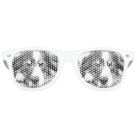 LUNETTES DE FÊTE RETRO COLLIE FRONTALIÈRE (Devant)