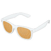 Lunettes De Fête Retro Conception de points Polka Orange (Angulaire)